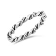 thumbnail image 1 of Sterling Silver Stackable Rope Ring, 1 of 3