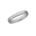thumbnail image 1 of Gem & Harmony Sterling Silver Stackable Satin Ring Band for Women, 1 of 5