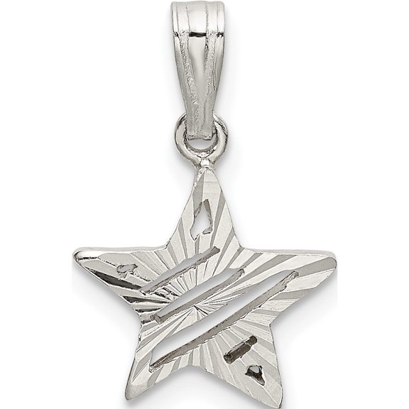 Sterling Silver Star Charm - Jbsp