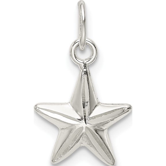 Sterling Silver Star Charm - Jbsp