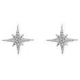 thumbnail image 1 of Sterling Silver Starburst Stud Earrings, 1 of 1