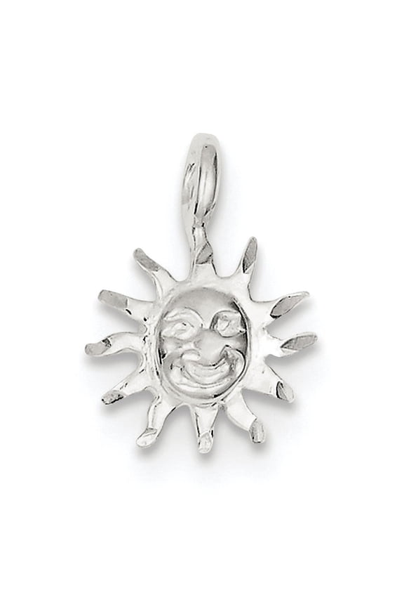 Sterling Silver Sun Charm