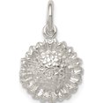 thumbnail image 1 of Sterling Silver Sunflower Charm Solid Casted Polished Beautiful Handcrafted Heirloom Celebrate milestones with style and brilliance, 1 of 4