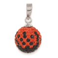 thumbnail image 1 of Sterling Silver Swarovski Crystal Ball Pendant Charm, 1 of 2