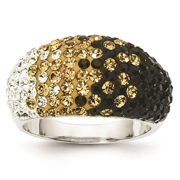 Sterling Silver Swarovski Crystal Ring