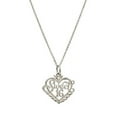 thumbnail image 1 of Sterling Silver Sweet 16 Heart Pendant Necklace, 18", 1 of 3