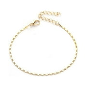 USYFAKGH Sterling Silver Tennis Anklet Bling Multilayer Tassel Chain Barefoot Sandals Boho Anklet Anklets Foot Chain Beach Feet Jewelry for Women Beach Bracelet Anklets