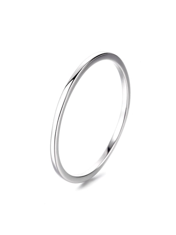 Sterling Silver Thin Band Rings