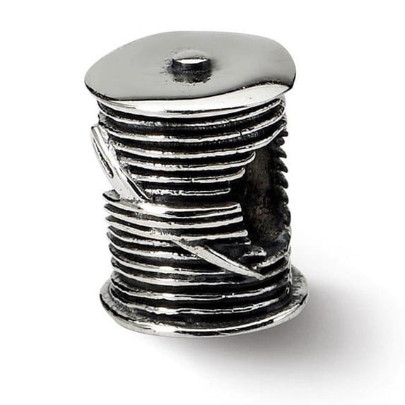 Sterling Silver Thread & Needle Bead