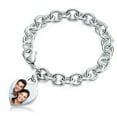 thumbnail image 1 of Sterling Silver Tiffany Style Engravable Bracelet - Sterling Silver - 7 Inch, 1 of 2