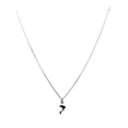thumbnail image 1 of Sterling Silver Tiny Dolphin Charm Box Chain Nickel Free Necklace Italy 16", 1 of 1