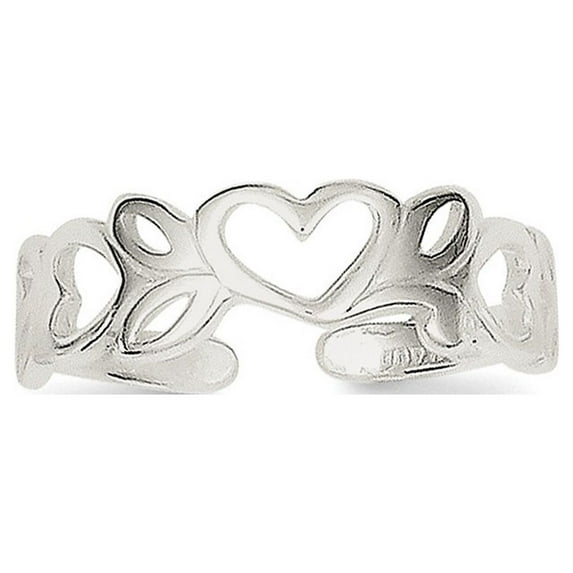 Sterling Silver Toe Ring - Measures 5mm Wide