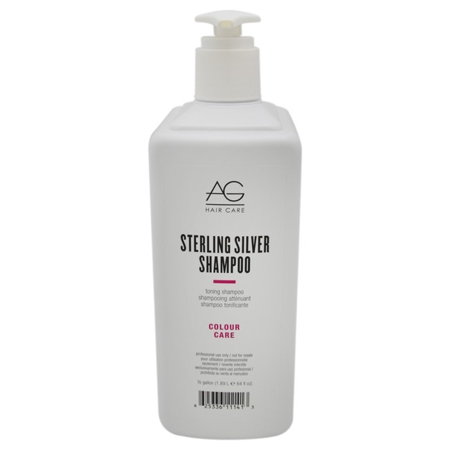 AG Hair Care Sterling Silver Toning Shampoo – 10oz Full Size – For All Hair Types