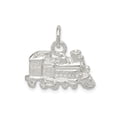 thumbnail image 1 of Sterling Silver Train Charm Pendant for Women or Unisex, Vintage Locomotive Steam Engine Jewelry for Necklace or Bracelet, Travel Symbol, Railroad Collector Accessory, 1 of 6