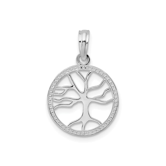 Sterling Silver Tree of Life Pendant for Women, Openwork Round Celtic Necklace Symbolizing Strength, Growth, Nature, Spiritual Energy, Meditation, Mindfulness, and Healing Jewelry