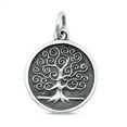 thumbnail image 1 of Sterling Silver Tree of Life Pendant Medallion Wisdom Knowledge Charm 925 New Jewelry Female Unisex, 1 of 3