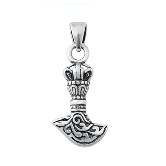 Sterling Silver Tribal Pendant Swirl Print Elegant Charm 925 New Jewelry Female Unisex