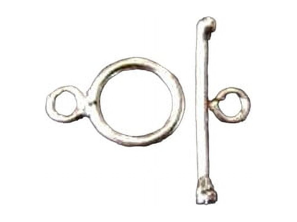 Sterling Silver Turkish Toggle Clasps, 8mm Loop. 20mm Bar