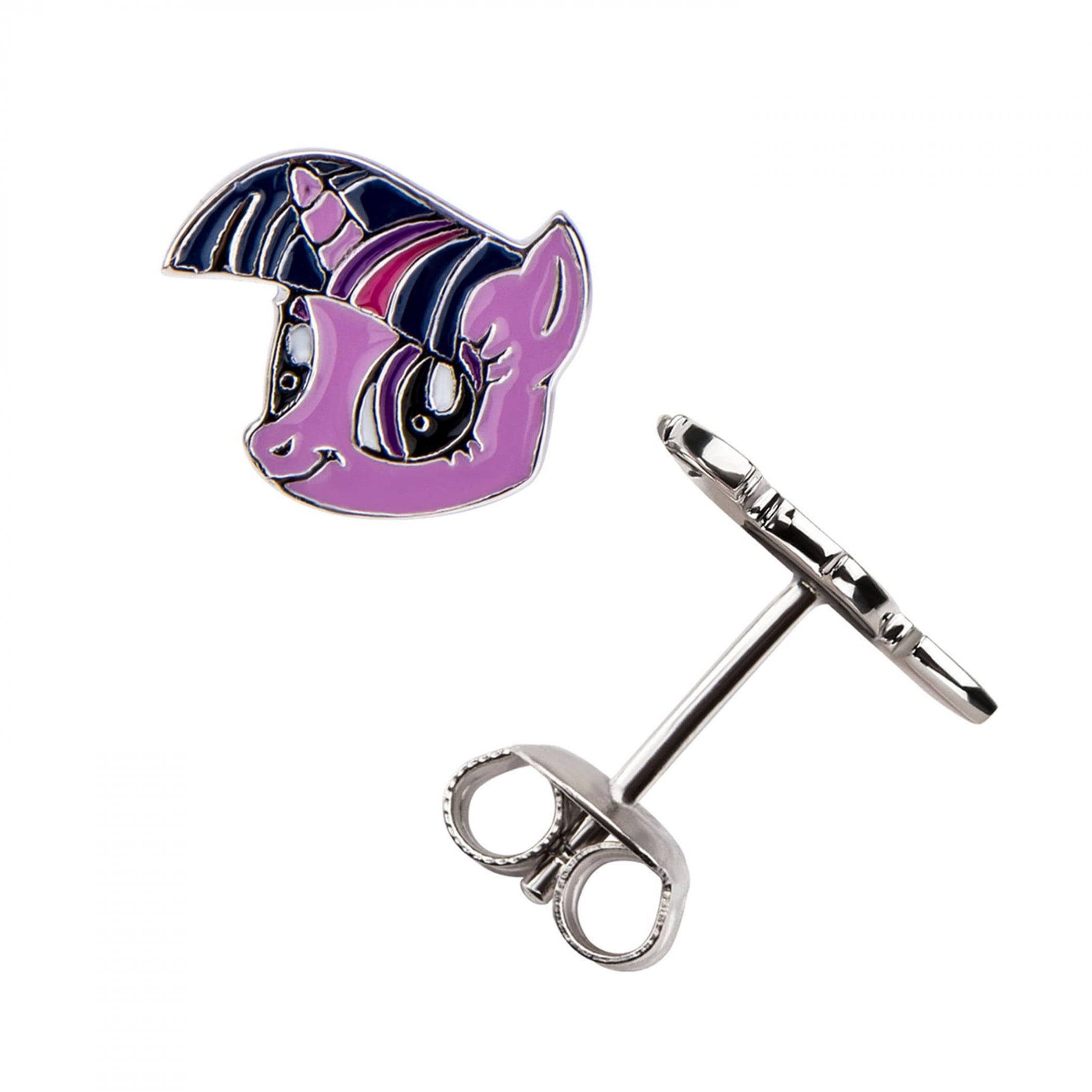 MY LITTLE PONY Sterling Silver Twilght Sprkl Stud Earrings
