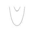 thumbnail image 1 of Sterling Silver Twisted ROC Chain Necklace 20 Inch, 1 of 1