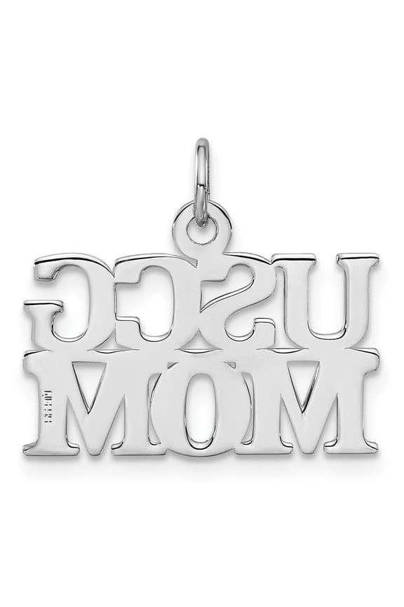 Sterling Silver USCG MOM Charm