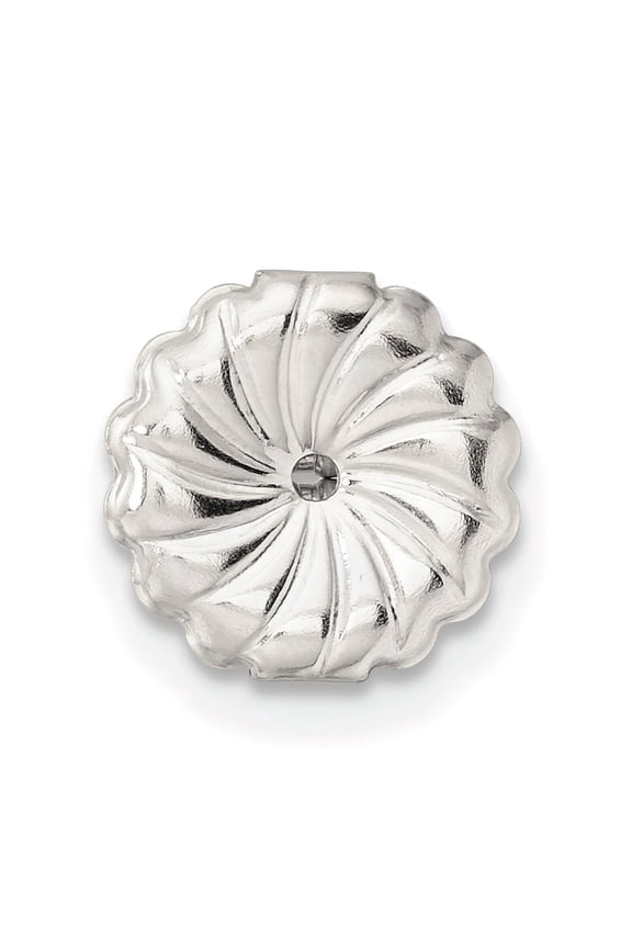 Sterling Silver Ultra Heavy Earring Backs Jewerly - Pack Of 6