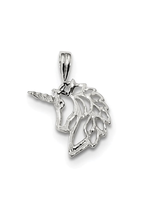 Sterling Silver Unicorn Charm QC921