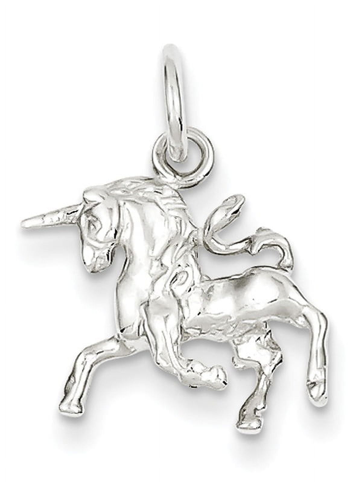KEVIN JEWELERS Sterling Silver Unicorn Charm