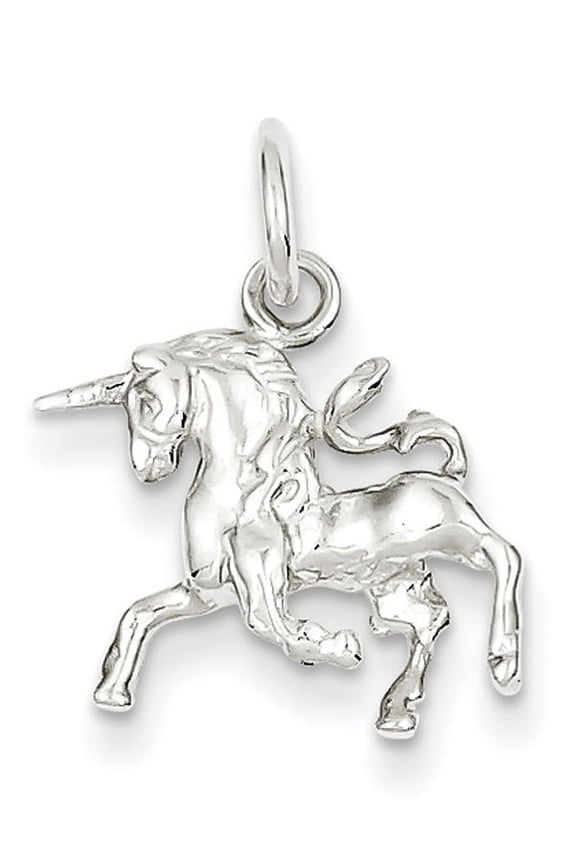 Sterling Silver Unicorn Charm QC920