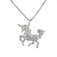 thumbnail image 1 of Sterling Silver Unicorn Pendant Necklace, 1 of 1