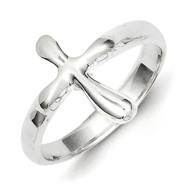 Tiny cross ring deals