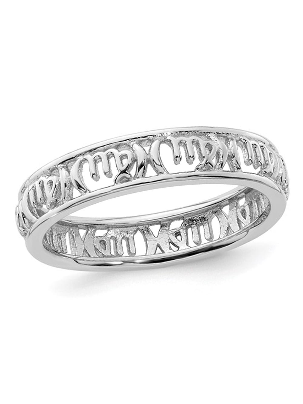 Virgo on sale zodiac ring