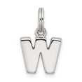 thumbnail image 1 of Sterling Silver Letter W Initial Charm QC8460W, 1 of 2