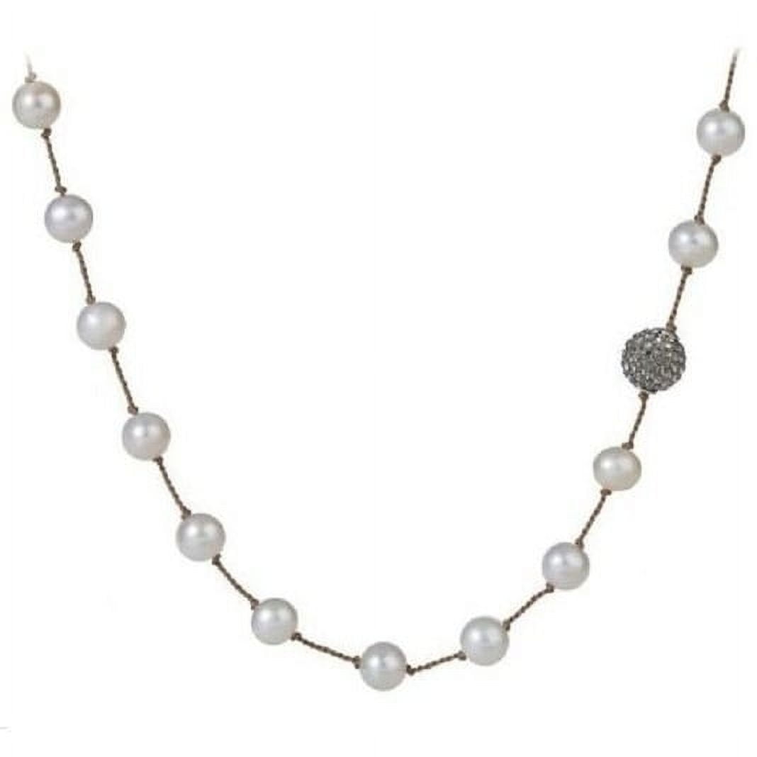 ネックレス・ペンダント Numbering Ribbon Pearl Bead Necklace #9741 4BTR855 Numbering Ribbon Pearl Bead Necklace #9741 4BTR855