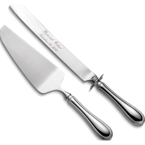 Sterling Silver Wallace Giorgio Cake Knife And Server Set (11.5 X 2.25) Made In United States gm13607