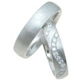 thumbnail image 1 of Sterling Silver Wedding Bands Sets for Him and Her and Wedding Rings, 1 of 8