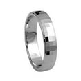 thumbnail image 1 of Sterling Silver Wedding & Engagement Ring Rhodium Plated Diamond Cut Wedding Band 4MM ( Size 5 to 12), 1 of 2