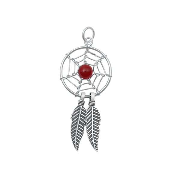 Sterling Silver Wholesale Pendant Dreamcatcher Charm .925 New Jewelry Female Unisex