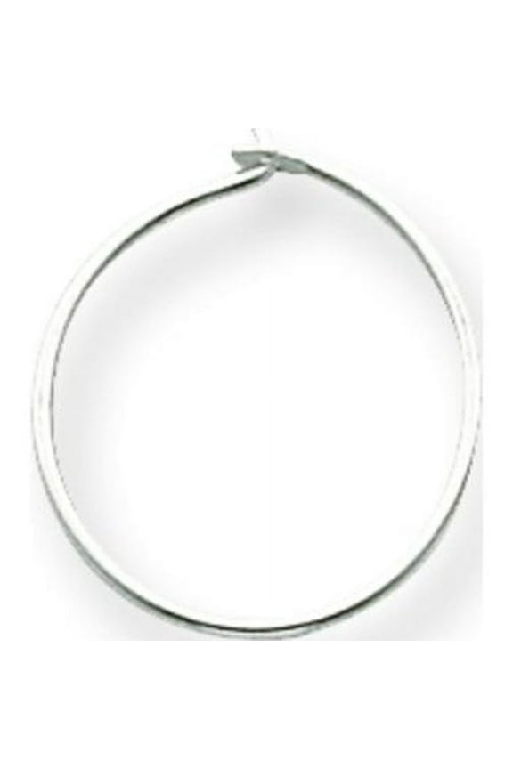 Sterling Silver Wire Hoop Earring 14.0Mm Jewerly - Pack Of 12