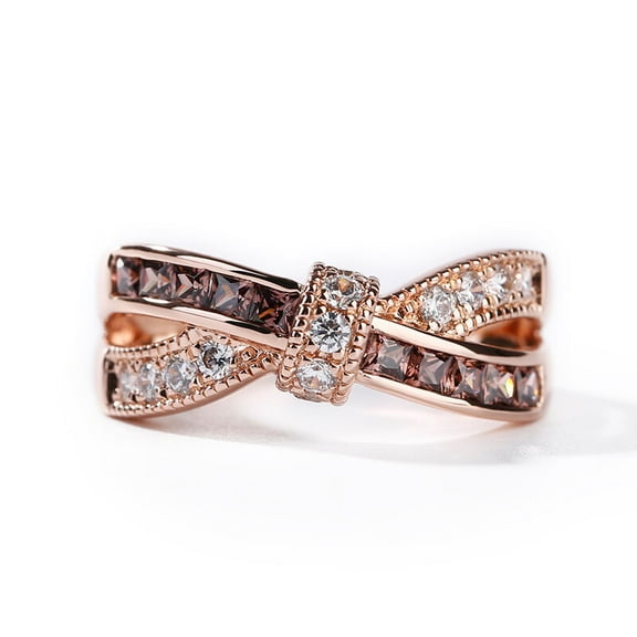 Sterling Silver Women's Band Fashion Anniversary Promise Engagement Ring for Women With