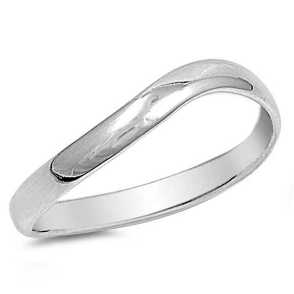Sterling Silver Women's Men's Thumb Ring Strong 925 Band 3mm Jewelry Female Male Unisex Size 5