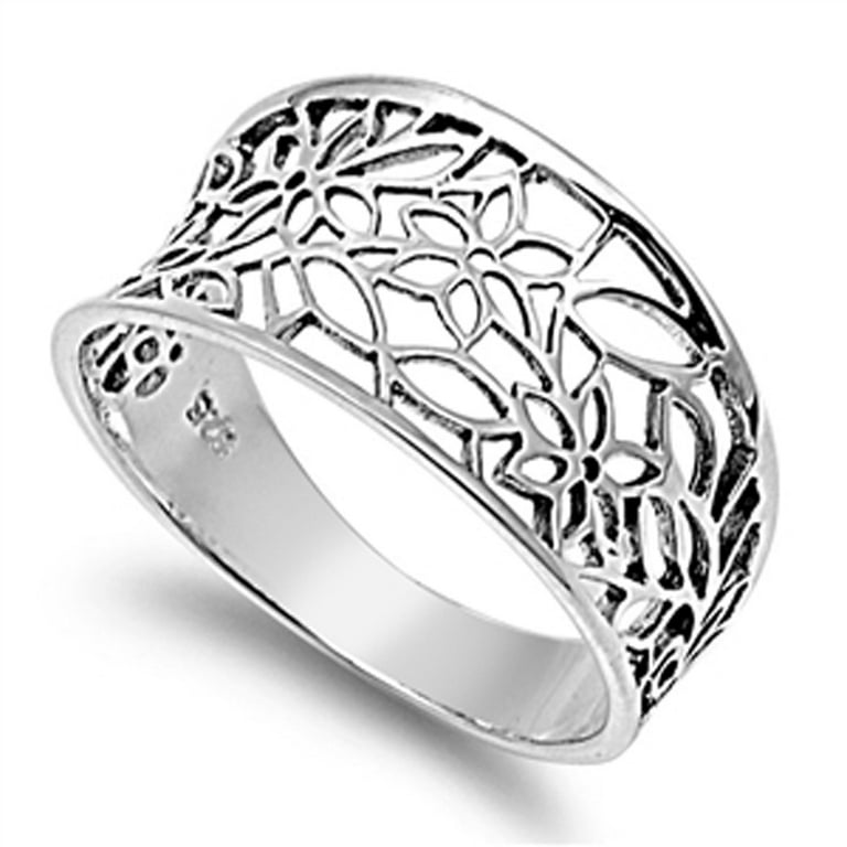 Women's sales filigree rings