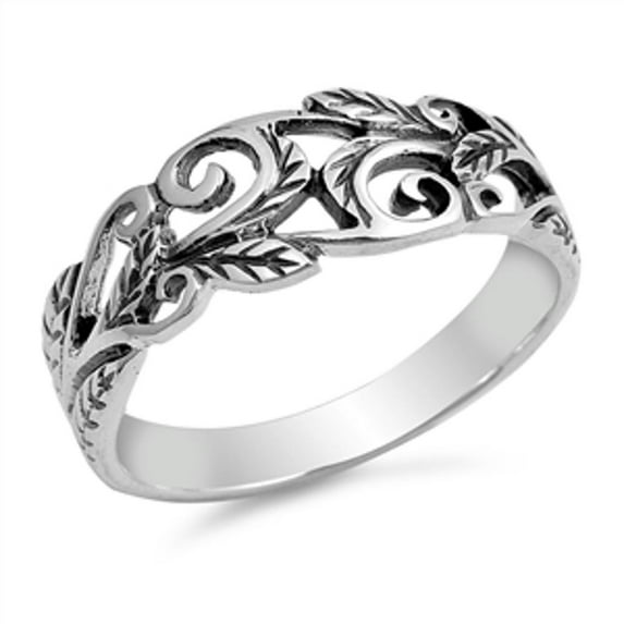 Sterling Silver Women's Wholesale Ring 925 Band 7mm Jewelry Female Male Unisex Size 10
