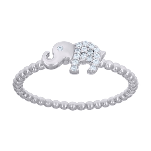 Sterling Silver Womens Cubic-Zirconia Rope Fashion Bridal Anniversary Engagement Wedding Ring Size 9