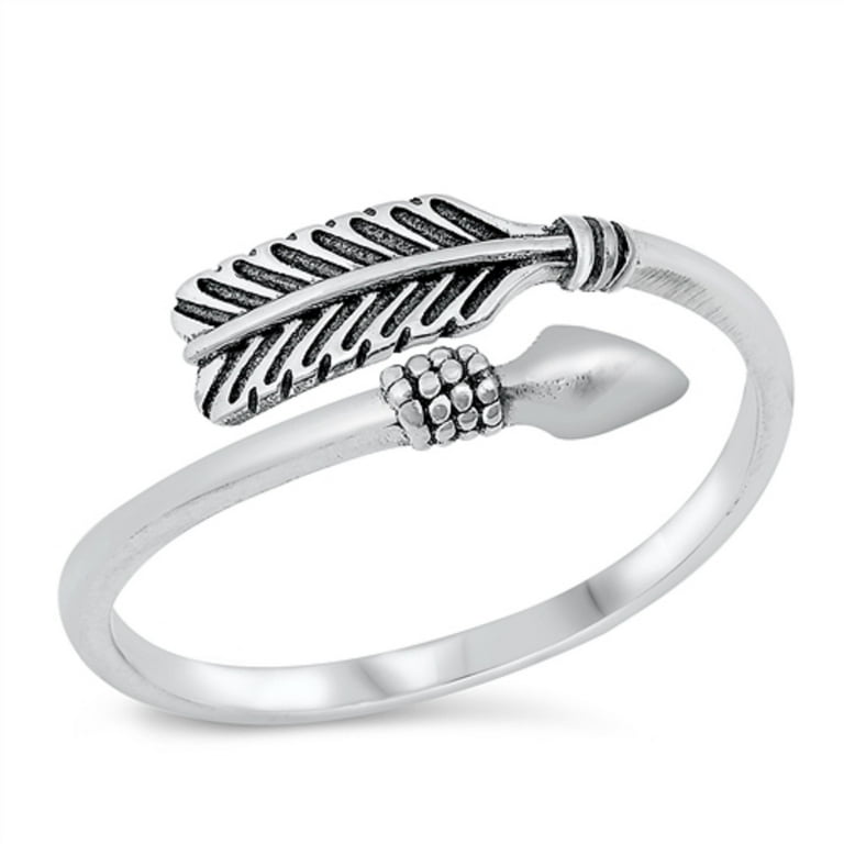 Sterling Silver Wrapped Arrow Ring Sterling Silver Wrapped Arrow Ring