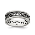 thumbnail image 1 of Sterling Silver X&O Design Ring, 1 of 5