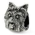 thumbnail image 1 of Sterling Silver Yorkshire Terrier Head Bead, 1 of 1