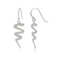 thumbnail image 1 of Sterling Silver Zig Zag Dangle Polished Earrings, 1 of 2
