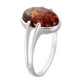 thumbnail image 1 of Sterling Silver and Baltic Honey Amber Ring "Federica", 1 of 7