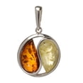 thumbnail image 1 of Sterling Silver and Baltic Honey and Lemon Amber Pendant, 1 of 9